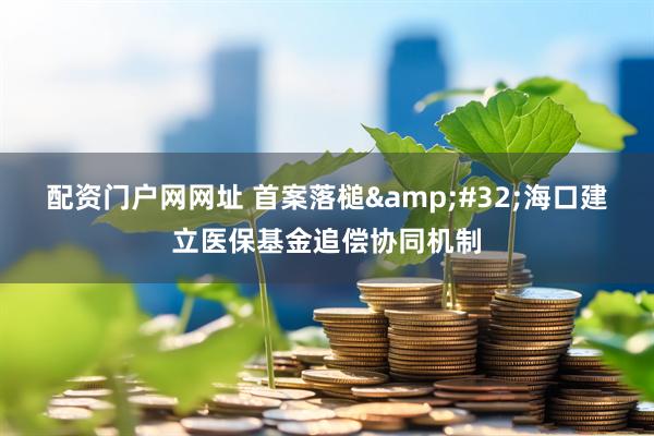 配资门户网网址 首案落槌&#32;海口建立医保基金追偿协同机制