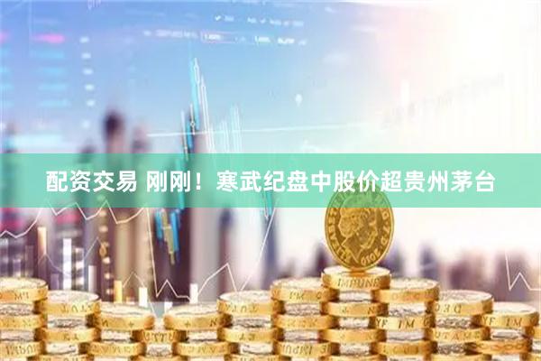 配资交易 刚刚！寒武纪盘中股价超贵州茅台